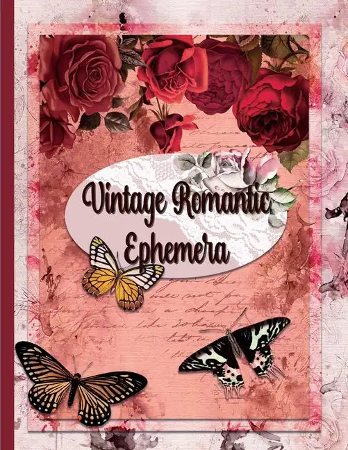 Vintage Romantic Ephemera Scrapbook Paper Shabby Chic Embellishment Collection