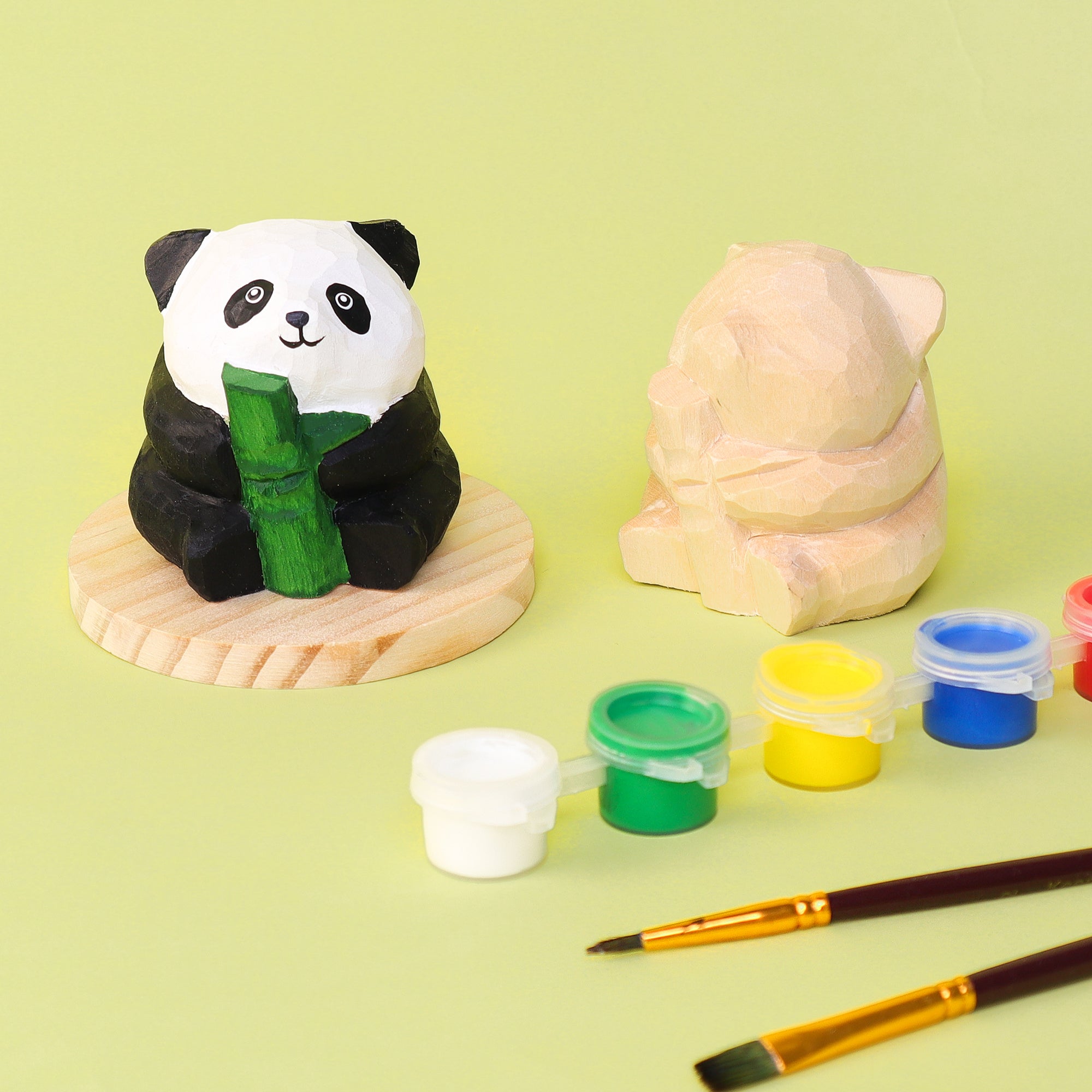 Paint Your Own Wooden Panda Kit DIY Craft Painting Set