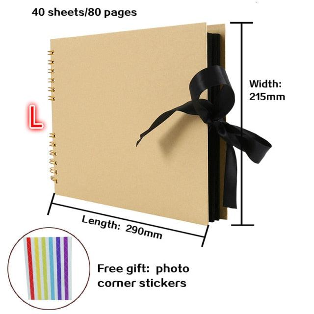 200 Sheets 6 Inch Spring Scrapbook Photo Album Interleaf Classic