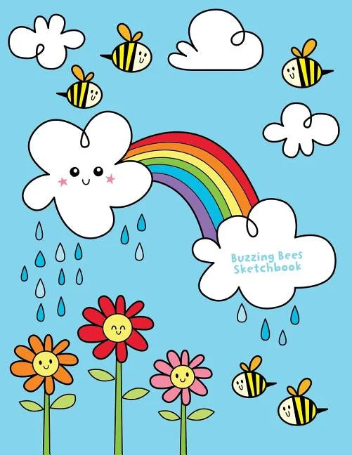 Buzzing Bees Jumbo Sketchbook Drawing Pad for Doodling Coloring