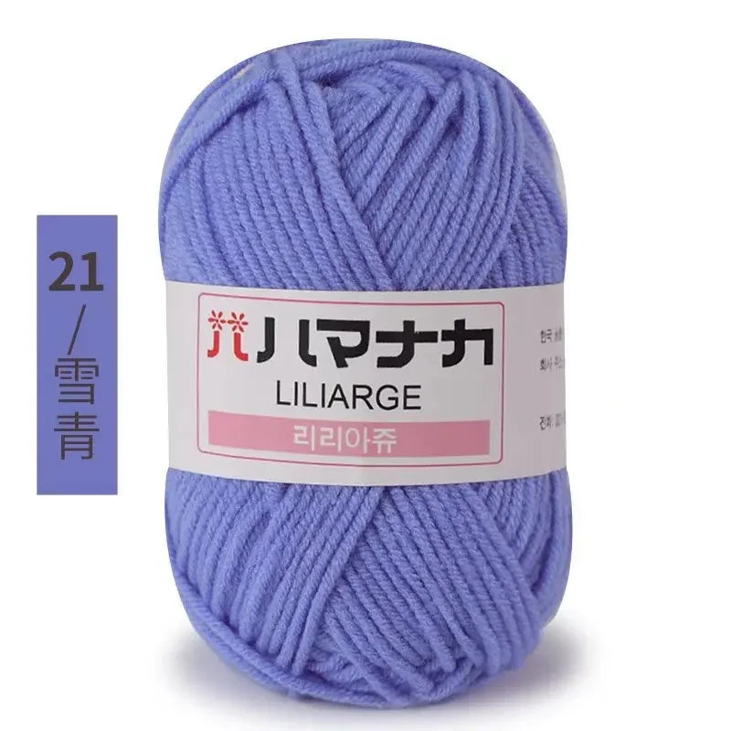 Milk Soft Cotton Baby Knitting Wool Yarn Thick Velvet Crochet