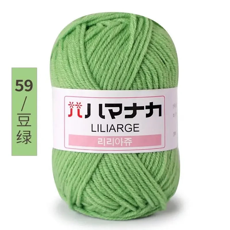 Milk Soft Cotton Baby Knitting Wool Yarn Thick Velvet Crochet