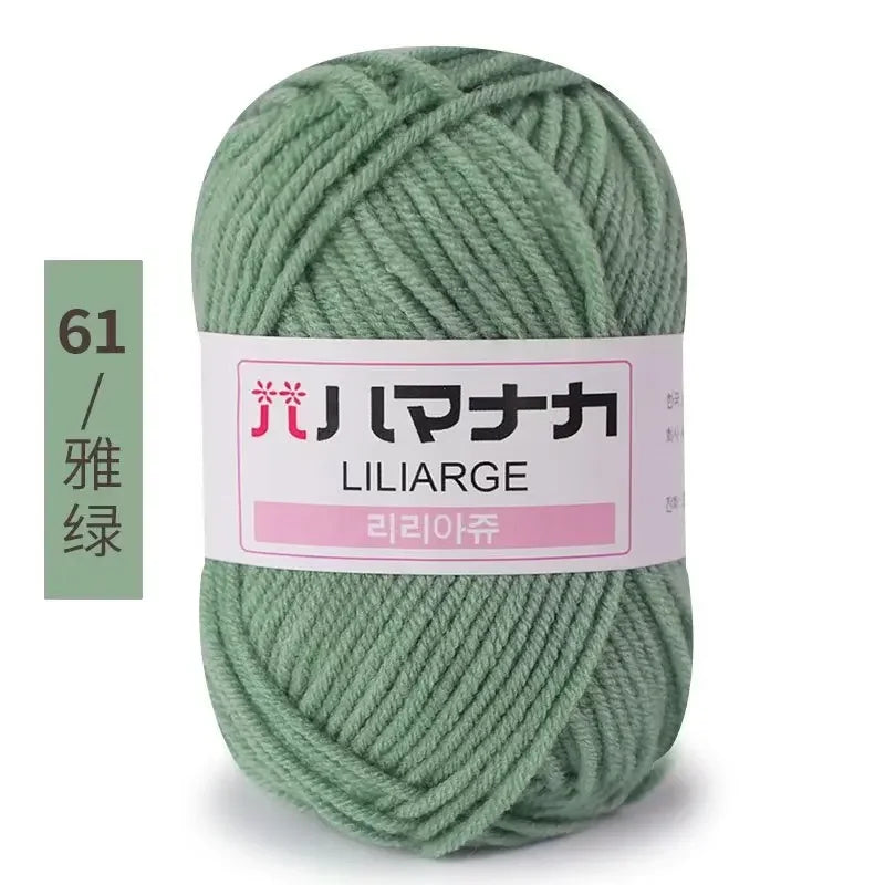 Milk Soft Cotton Baby Knitting Wool Yarn Thick Velvet Crochet