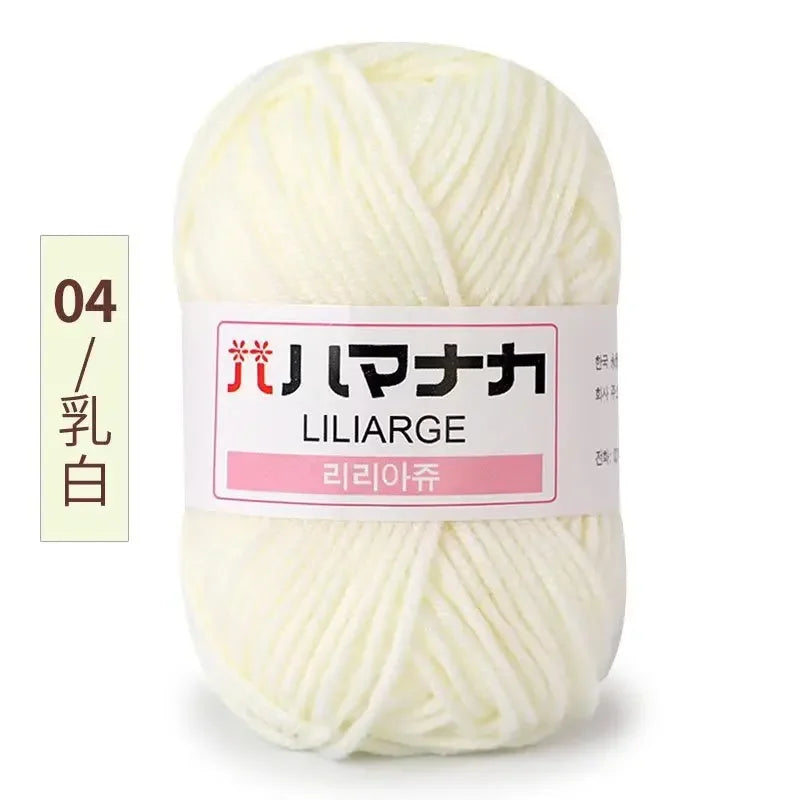 Milk Soft Cotton Baby Knitting Wool Yarn Thick Velvet Crochet