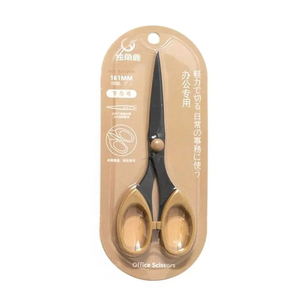 Color Scissors Stainless Steel Blade Safe Design for Crafts Office
