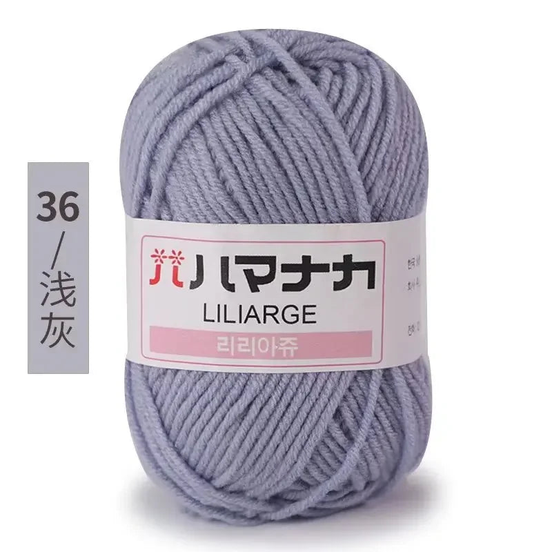 Milk Soft Cotton Baby Knitting Wool Yarn Thick Velvet Crochet