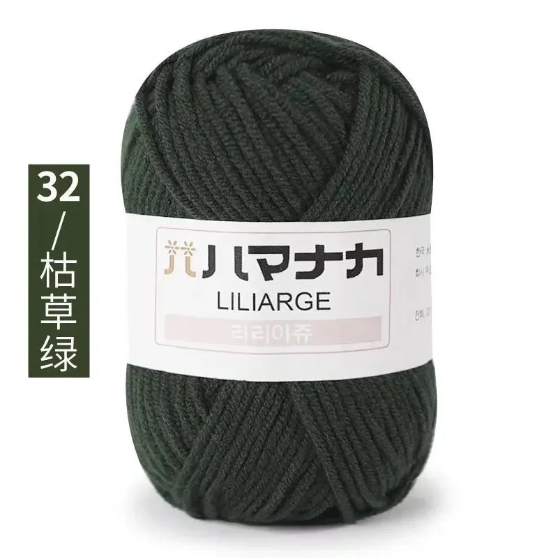 Milk Soft Cotton Baby Knitting Wool Yarn Thick Velvet Crochet