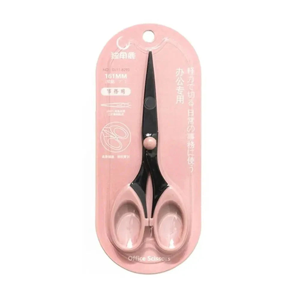 Color Scissors Stainless Steel Blade Safe Design for Crafts Office