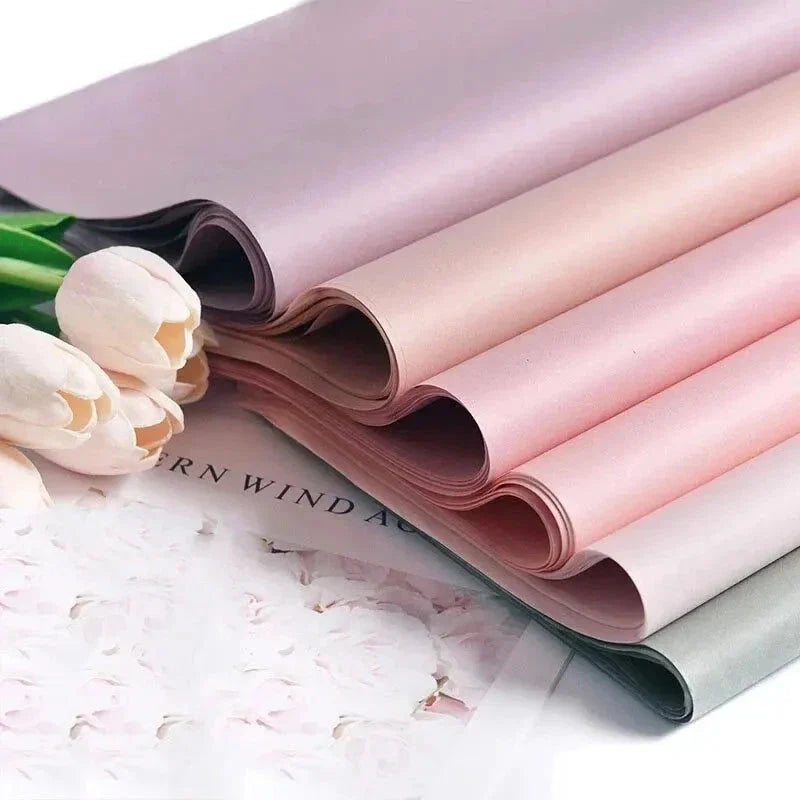 40pcs Floral Tissue Paper 75x52CM Gift Wrapping Scrapbooking Craft Sheets