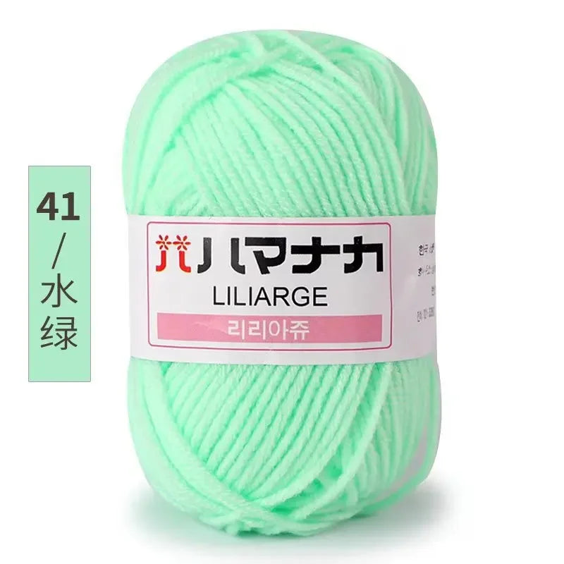 Milk Soft Cotton Baby Knitting Wool Yarn Thick Velvet Crochet
