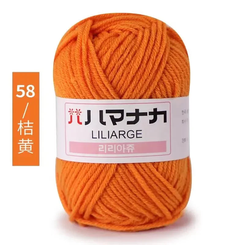 Milk Soft Cotton Baby Knitting Wool Yarn Thick Velvet Crochet