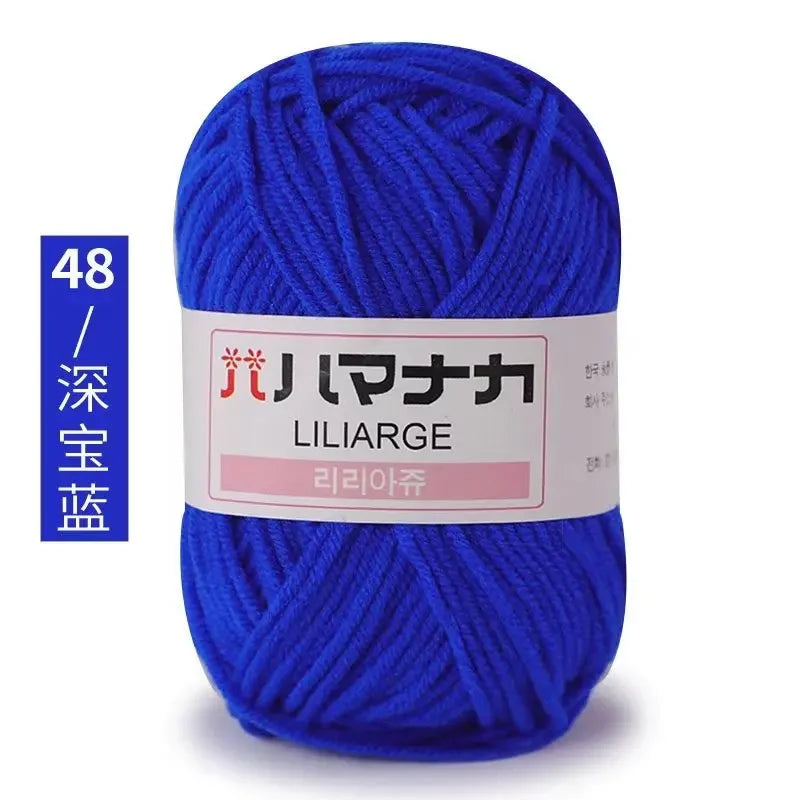 Milk Soft Cotton Baby Knitting Wool Yarn Thick Velvet Crochet