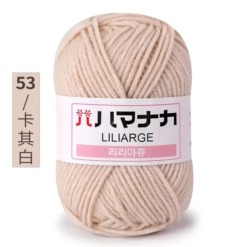 Milk Soft Cotton Baby Knitting Wool Yarn Thick Velvet Crochet