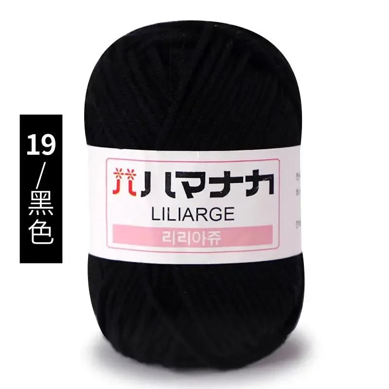 Milk Soft Cotton Baby Knitting Wool Yarn Thick Velvet Crochet