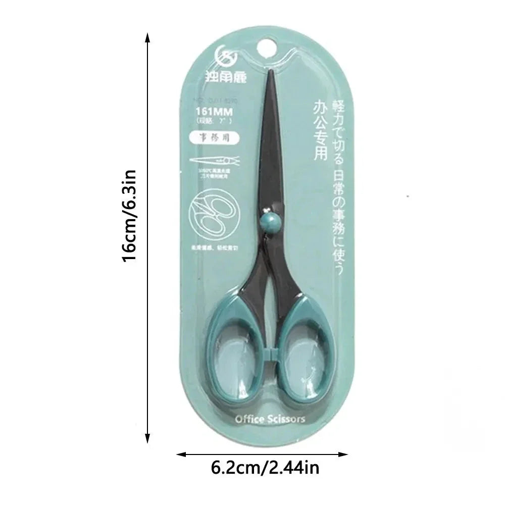 Color Scissors Stainless Steel Blade Safe Design for Crafts Office