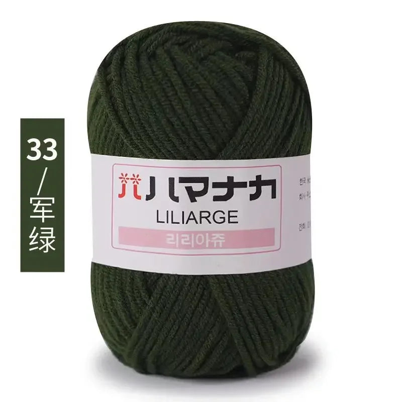 Milk Soft Cotton Baby Knitting Wool Yarn Thick Velvet Crochet