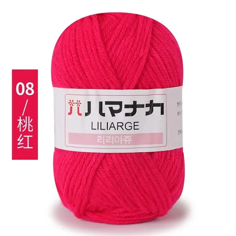 Milk Soft Cotton Baby Knitting Wool Yarn Thick Velvet Crochet