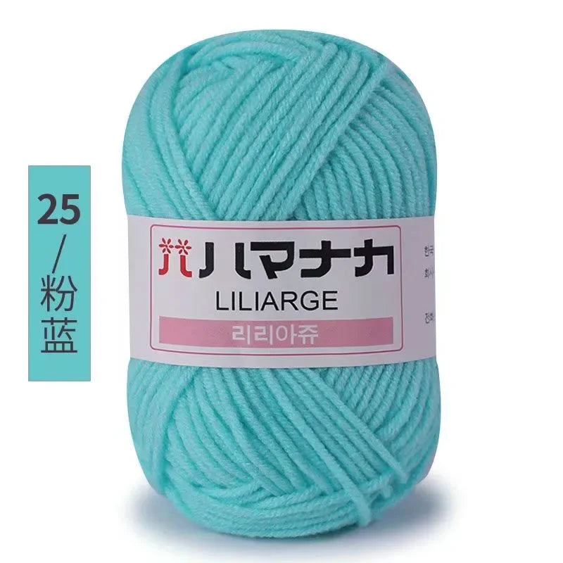 Milk Soft Cotton Baby Knitting Wool Yarn Thick Velvet Crochet