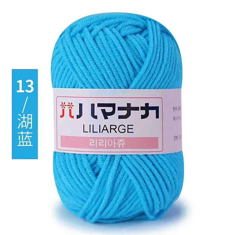 Milk Soft Cotton Baby Knitting Wool Yarn Thick Velvet Crochet